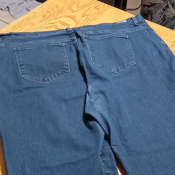 LEE Jeans Women 20 BLUE Denim Preowned CLASSIC FIT STRAIGHT LEG Used Spring - Picture 12 of 12